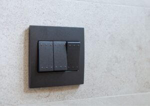 black nickel light switch